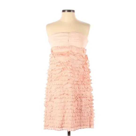 J. Crew Dresses & Skirts - J. Crew Collection Strapless Ruffle Mini Dress